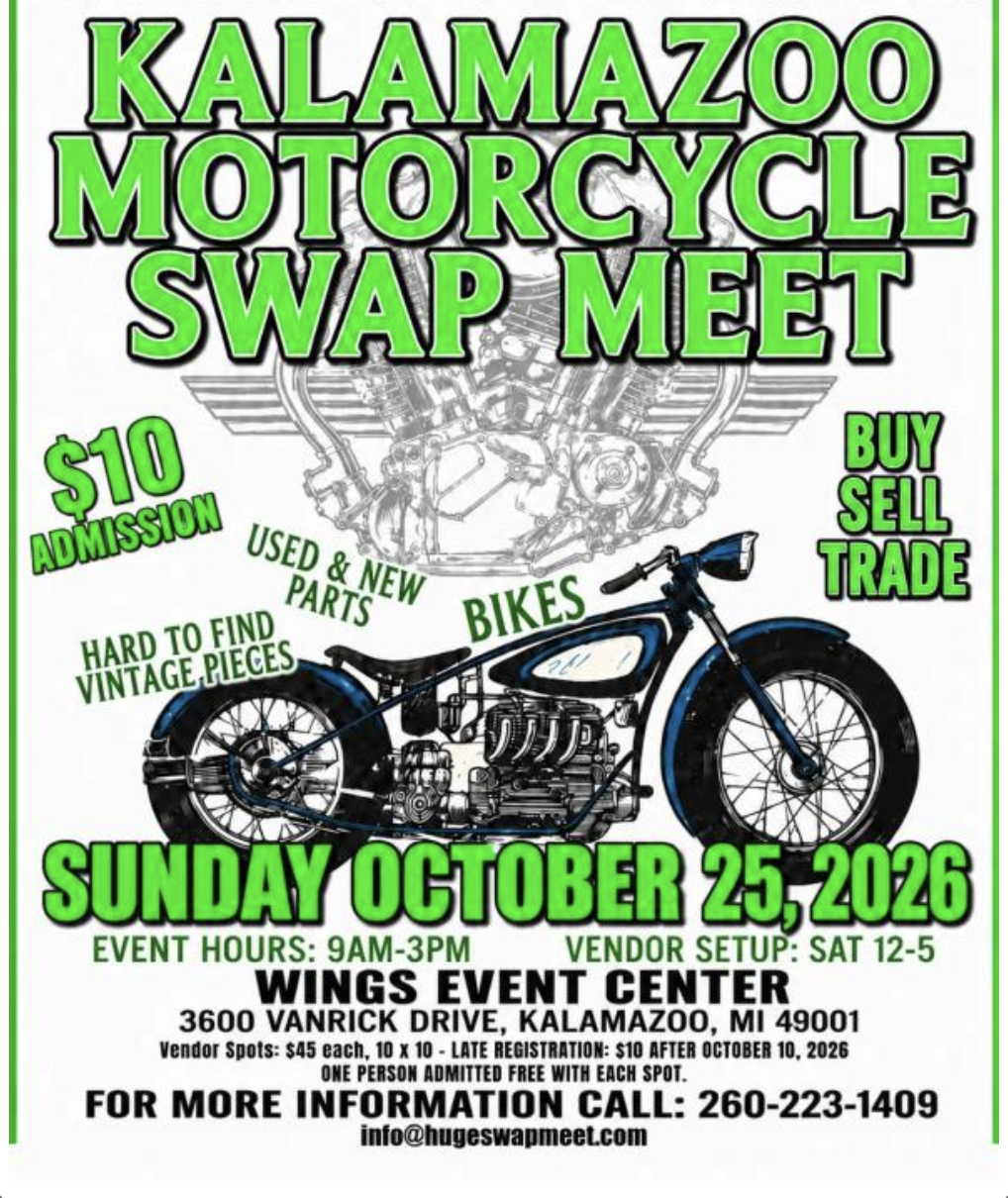 Kalamazoo Motorcycle Swap Meet 1 Kalamazoo Motorcycle Swap Meet