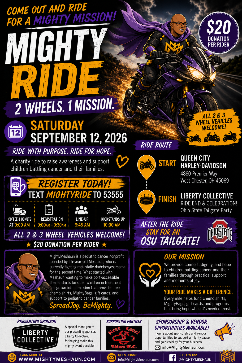 MIGHTYRIDE 2 WHEELS, 1 MISSION 1 MIGHTYRIDE 2 WHEELS, 1 MISSION