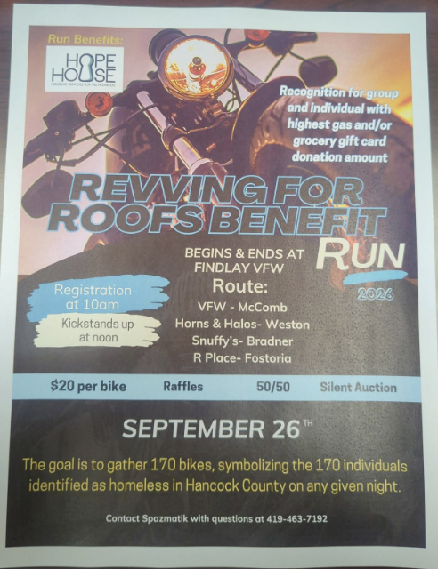 Revving For Roofs Benefit Run 1 Revving For Roofs Benefit Run