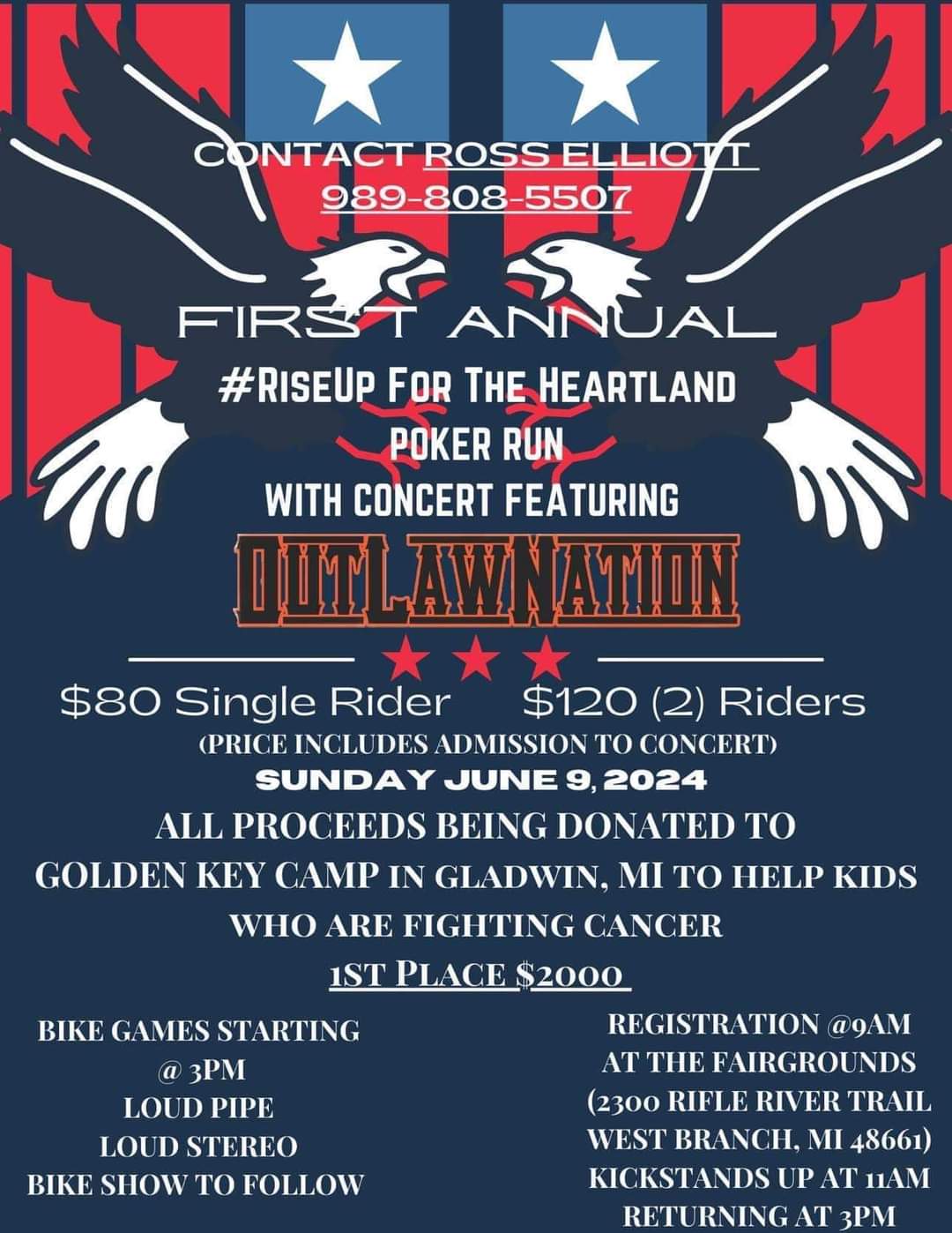 Poker Run And Concert For Children Fighting Cancer - Reasons To Ride